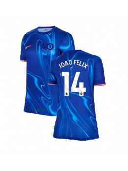 Billige Chelsea Joao Felix #14 Hjemmedrakt Dame 2024-25 Kortermet